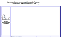 Desktop Screenshot of forenciencia.com